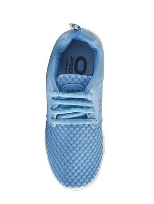 blue lace-up sports shoes - 15977727 - Standard Image - 4