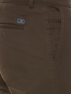 brown cotton chinos - 15981586 - Standard Image - 4