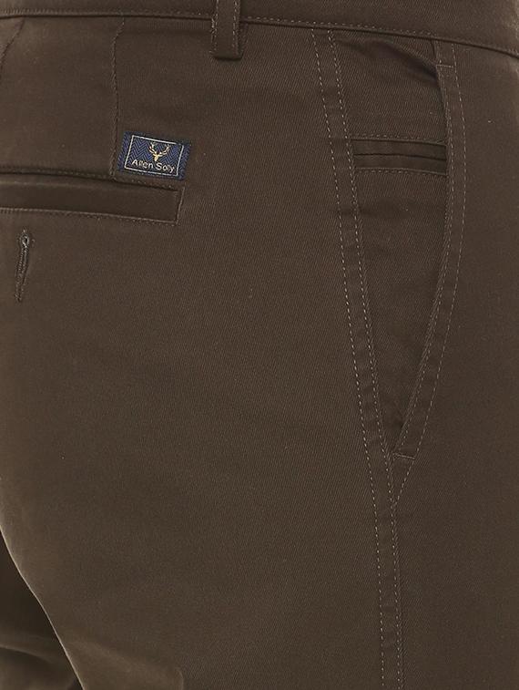 brown cotton chinos - 15981586 - Zoom Image - 4