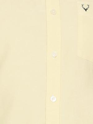 yellow solid casual shirt - 15981965 - Standard Image - 4