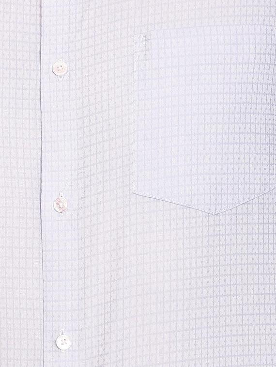 grey cotton formal shirt - 15982151 - Zoom Image - 4