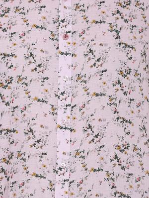 pink floral printed casual shirt - 15982256 - Standard Image - 4