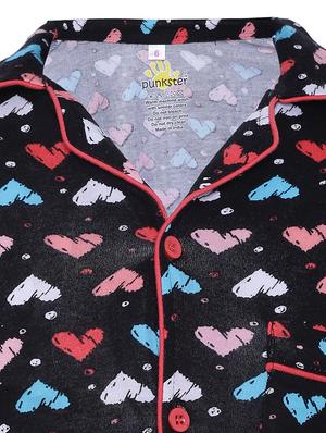 black cotton pyjama set - 15984907 - Standard Image - 4
