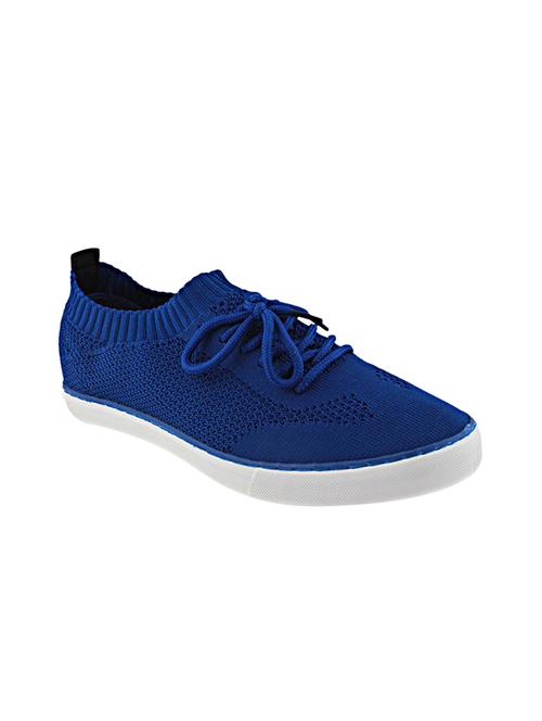 blue Fabric lace up sneakers - 15987824 - Standard Image - 1