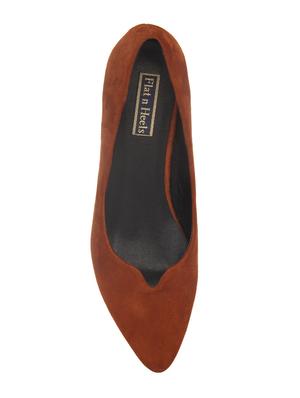 tan suede slip on pumps - 15988440 - Standard Image - 4