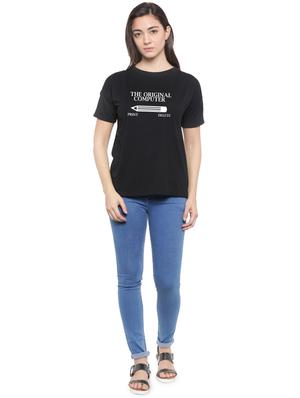 quirky prints short sleeves tee - 15990126 - Standard Image - 4