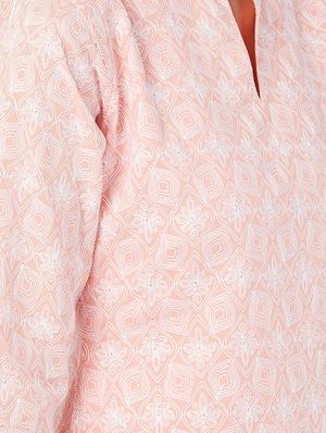 embroidered straight kurta - 15990277 - Standard Image - 4