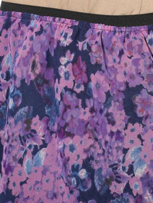 tie knot detail floral a-line dress - 15996483 - Standard Image - 4