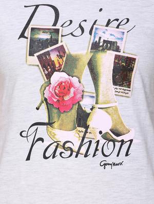 short sleeved graphic print tee - 15996490 - Standard Image - 4