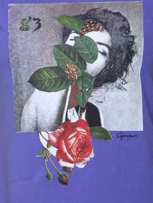 short sleeved graphic print tee - 15996493 - Standard Image - 4