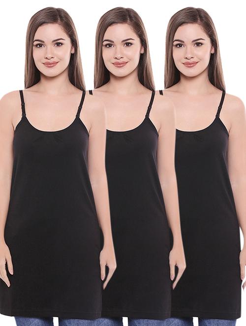 set of 3 side slit camisoles - 15997049 - Standard Image - 1