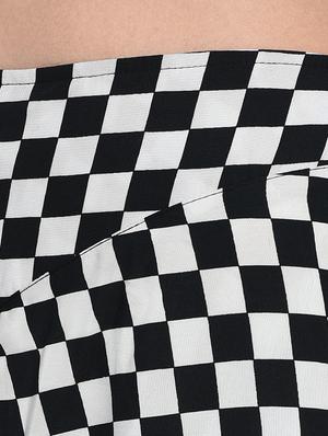 checkered flared palazzo - 15997910 - Standard Image - 4