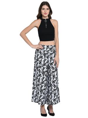 butterfly print flared palazzo - 15997915 - Standard Image - 4