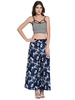 high rise floral flared palazzo - 15997921 - Standard Image - 4