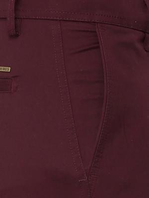 red cotton chinos - 16000843 - Standard Image - 4