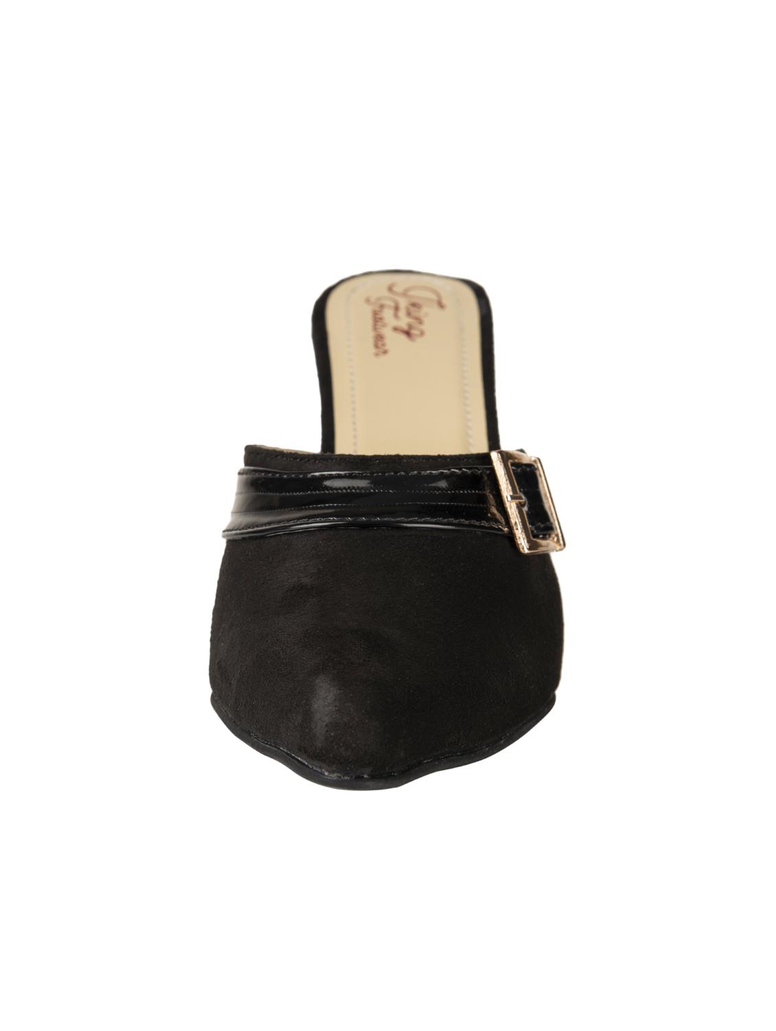 black slip on mules - 16000974 - Zoom Image - 4
