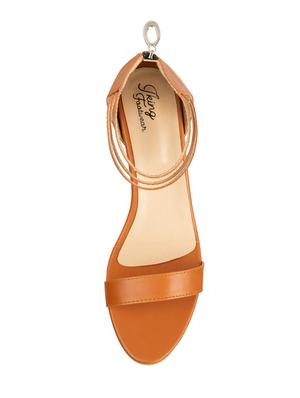 orange closed back sandals - 16001120 - Standard Image - 4