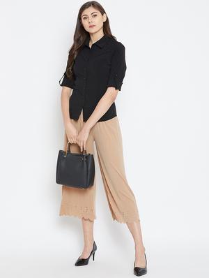 roll up sleeved embroidered shirt - 16001323 - Standard Image - 4