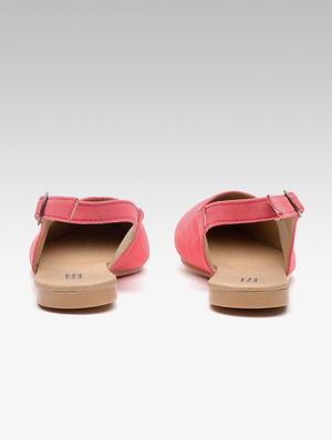 pink back strap sandals - 16002101 - Standard Image - 4