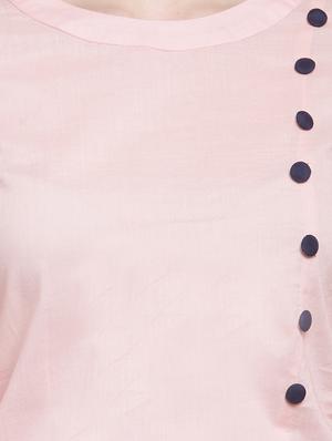 Straight solid kurta - 16002524 - Standard Image - 4