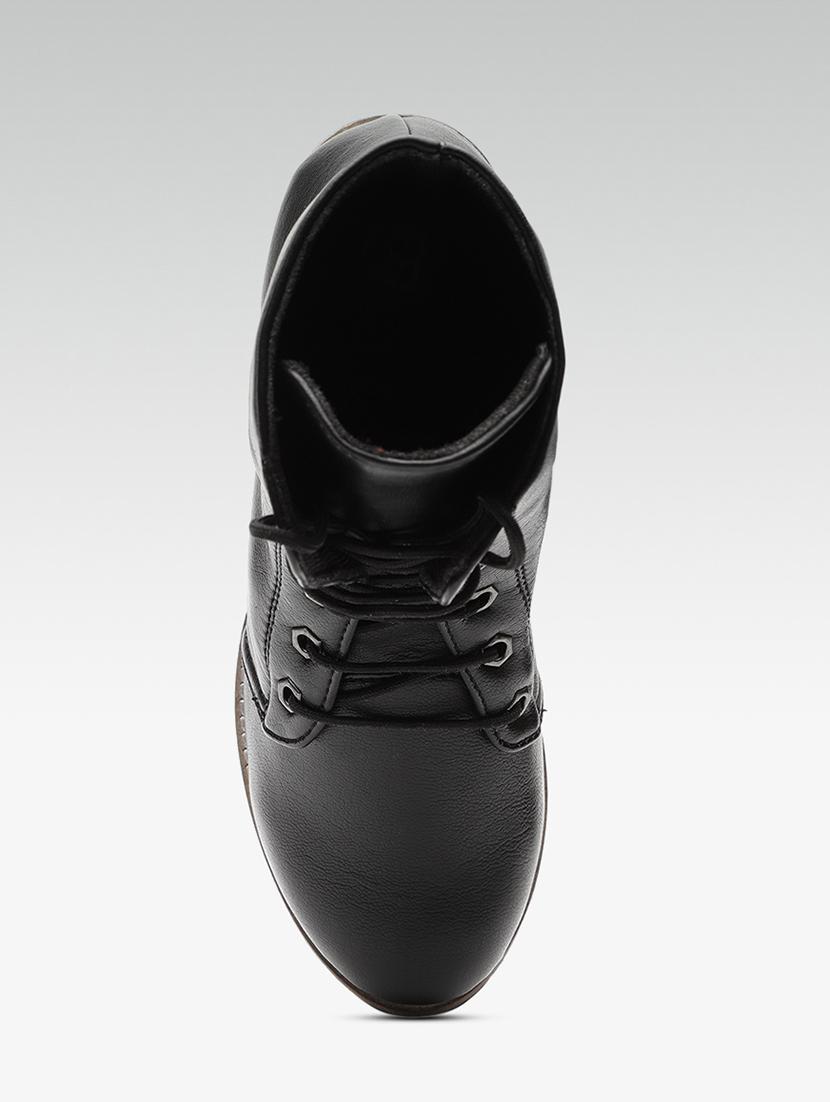black ankle lace up boots - 16002711 - Zoom Image - 4
