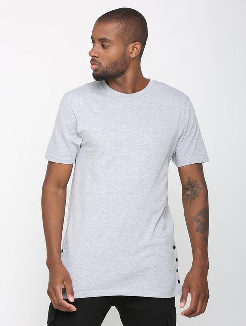 white solid t-shirt - 16003694 - Standard Image - 1