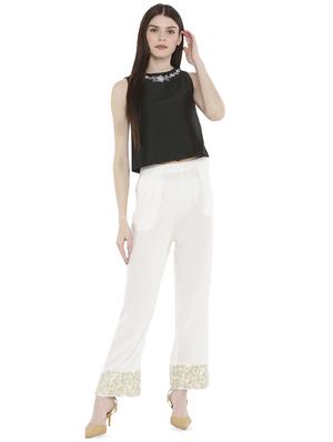 solid embroidered blouse - 16004421 - Standard Image - 4