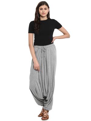 grey harem salwar - 16005136 - Standard Image - 4