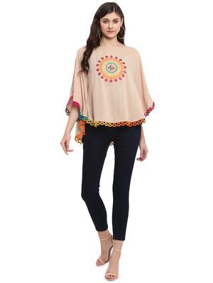 lace trim embroidered top - 16005241 - Standard Image - 4