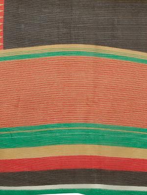 floral border brown printed saree with blouse - 16005291 - Standard Image - 4