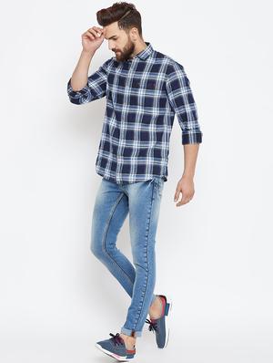 blue denim washed jeans - 16005965 - Standard Image - 4