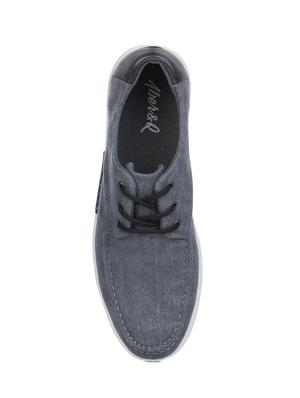 grey Canvas lace up sneakers - 16007905 - Standard Image - 4