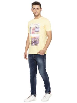 yellow printed t-shirt - 16008107 - Standard Image - 4