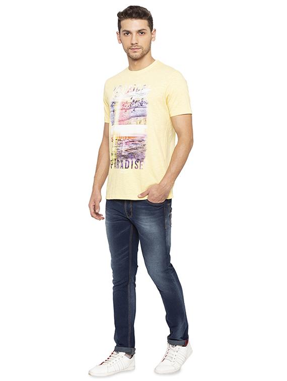 yellow printed t-shirt - 16008107 - Zoom Image - 4