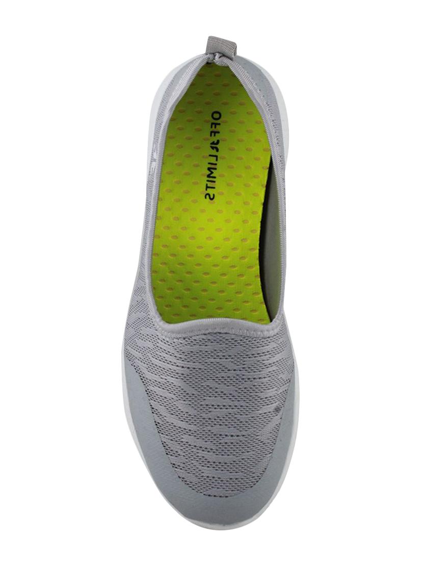 grey slip on casual shoes - 16008310 - Zoom Image - 4
