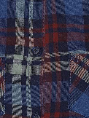 pocket patch checkered shirt - 16009111 - Standard Image - 4