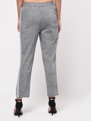 side striped drawstring trouser - 16009766 - Standard Image - 4