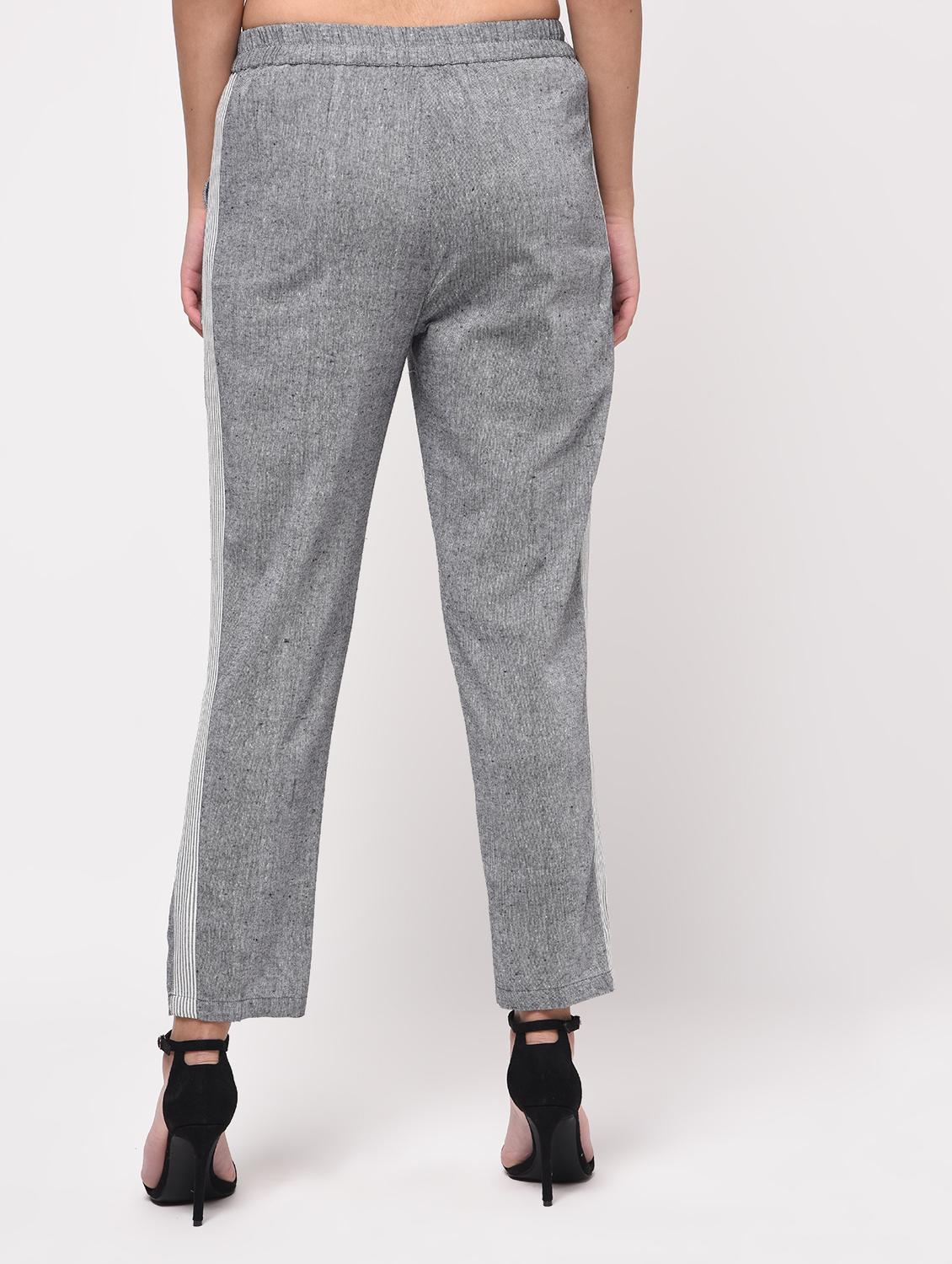 side striped drawstring trouser - 16009766 - Zoom Image - 4