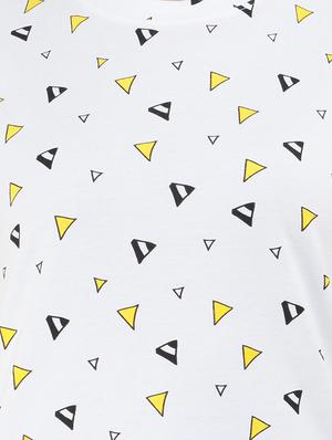 white cotton regular tee - 16011741 - Standard Image - 4