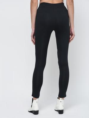 contrast paneled high rise jegging - 16012401 - Standard Image - 4