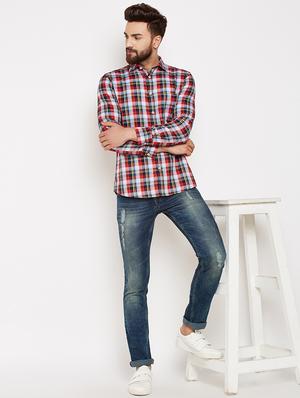 blue cotton ripped jeans - 16015950 - Standard Image - 4