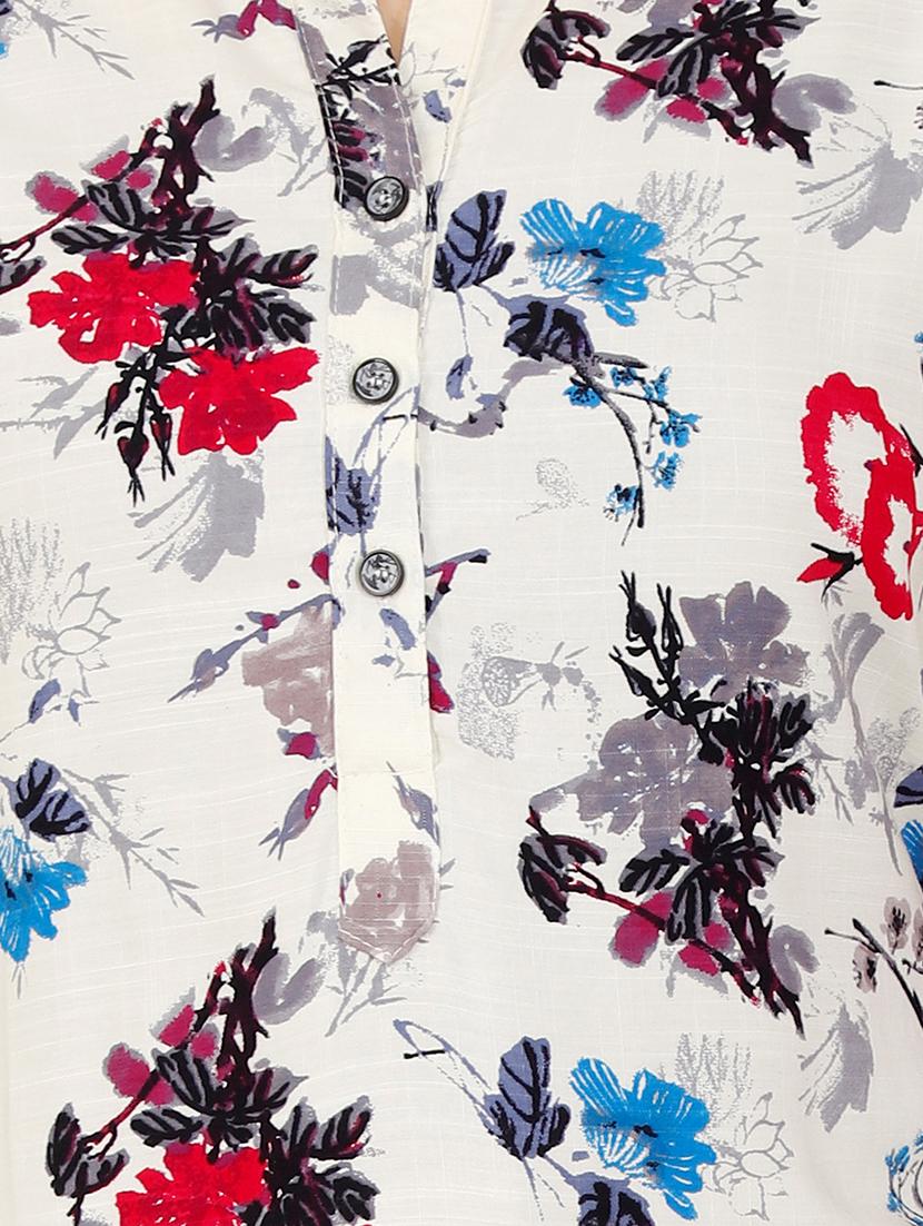 printed straight kurti - 16016009 - Zoom Image - 4