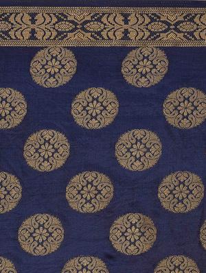 zari kanjivaram saree with blouse - 16016950 - Standard Image - 4