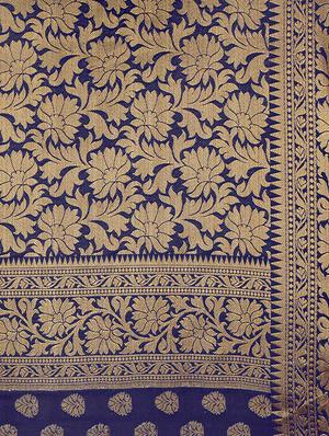 zari kanjivaram saree with blouse - 16016958 - Standard Image - 4