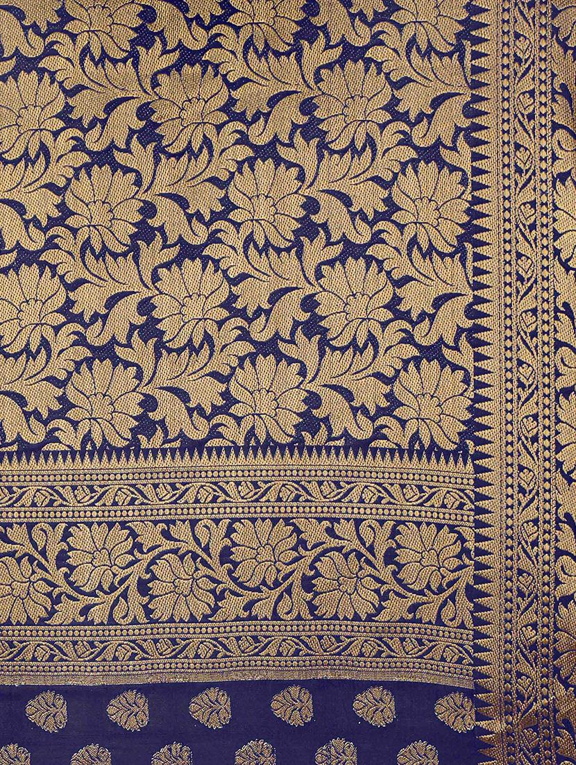 zari kanjivaram saree with blouse - 16016958 - Zoom Image - 4
