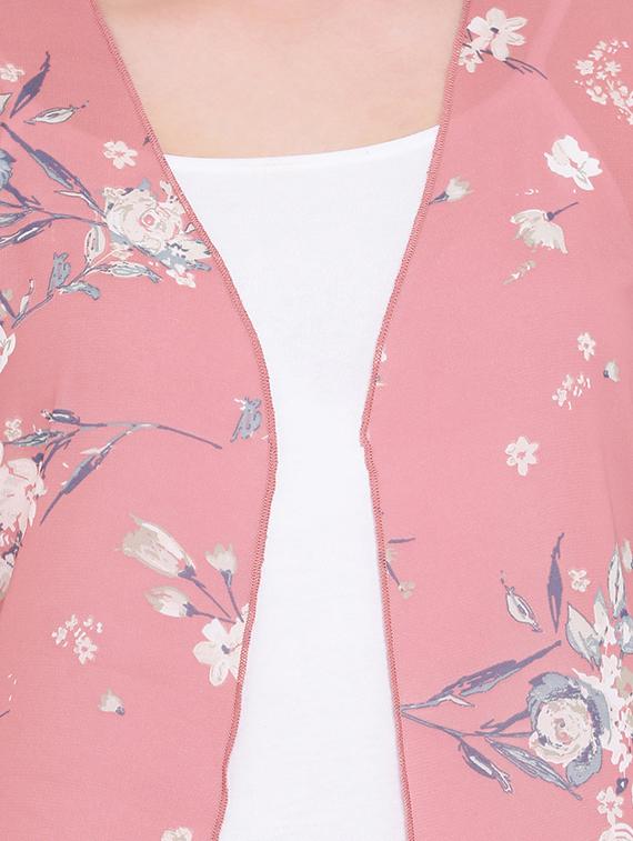bell sleeves long printed shrugs - 16019341 - Zoom Image - 4