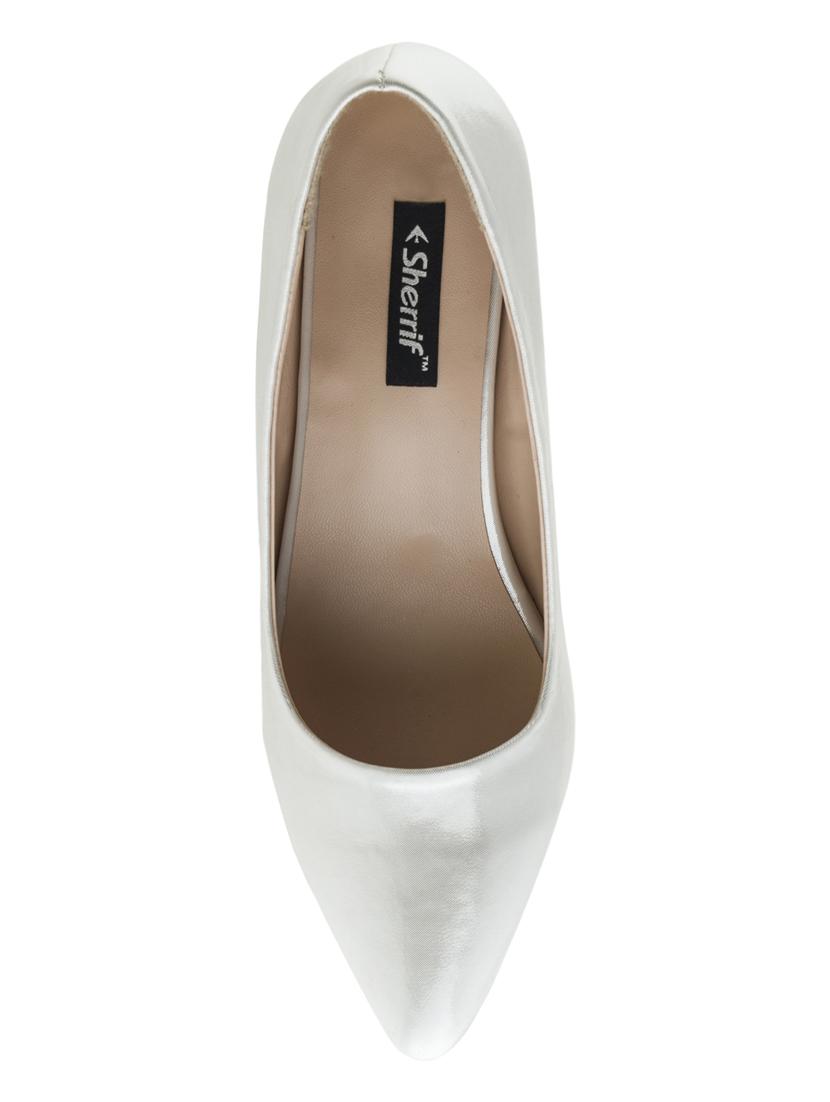 silver slip on pumps - 16019464 - Zoom Image - 4