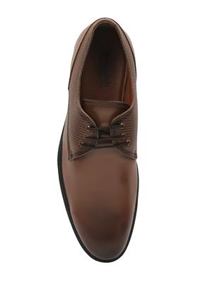 brown leather lace-up derbys - 16022663 - Standard Image - 4