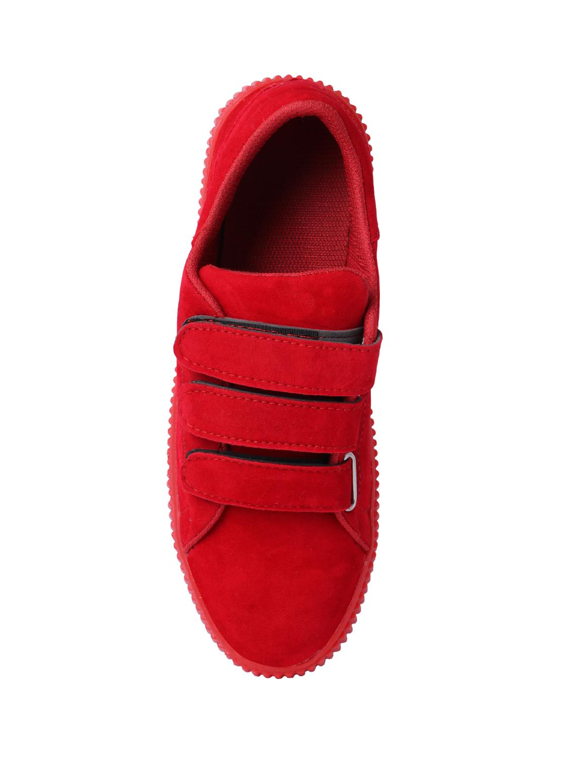 red suede slip on sneakers - 16024714 - Zoom Image - 4