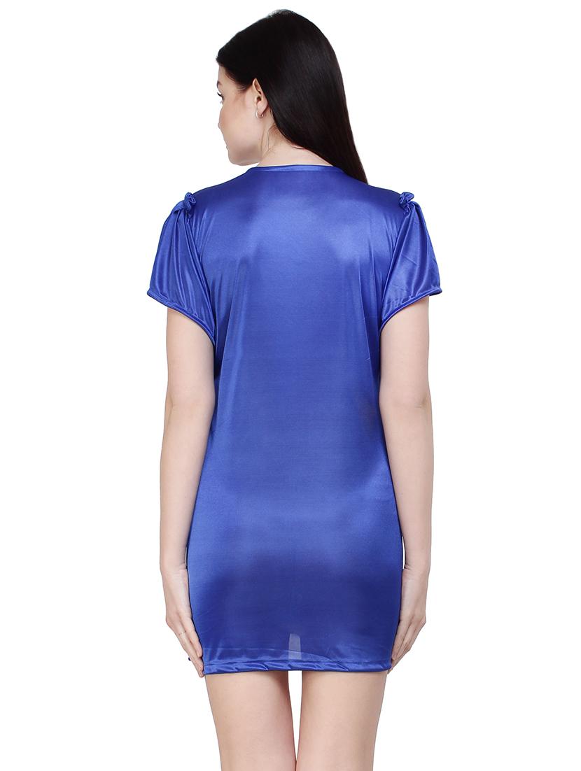blue sleepwear robe and bikini set - 16027104 - Zoom Image - 4